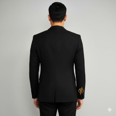 เสื้อสูท สากล สุภาพบุรุษ สีดำ