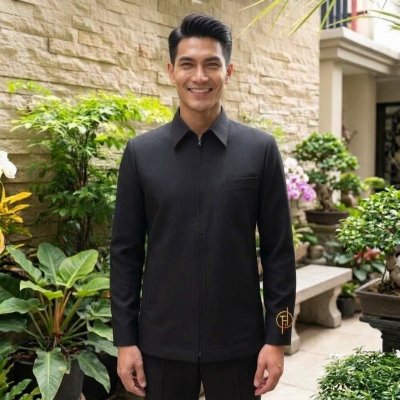 เสื้อสูท สากล สุภาพบุรุษ แบบซิป