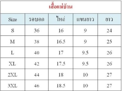 เสื้อแม่บ้าน คอจีน แต่งผ้าลายตาราง