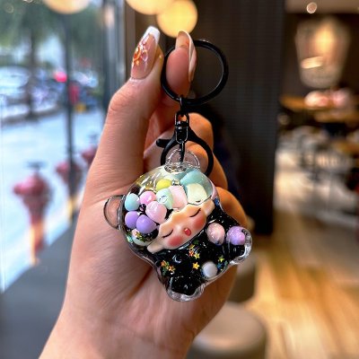 Colorful Water Keyring