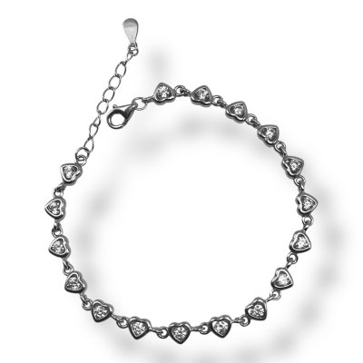 Heart Diamond Bracelet 