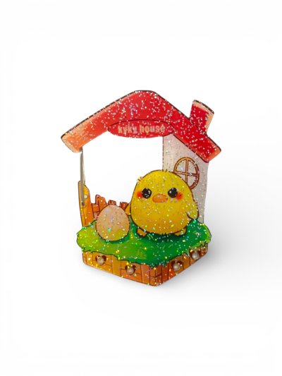 GUGGIG The Chicken Keychain Set