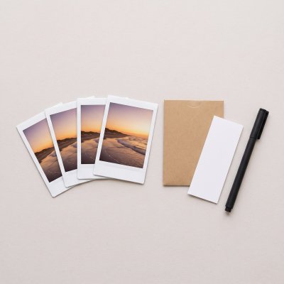 Your Photo on Real Instant Film — Custom Instax Mini Print (2×3 in) x4