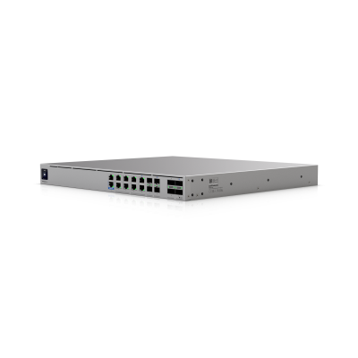 Ubiquiti UniFi Enterprise Core rear panel with redundant power supplies
