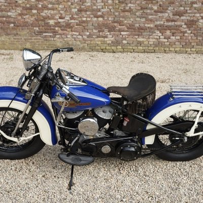 1947 Harley Davidson Model U For Sale มือสองนำเข้า