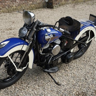 1947 Harley Davidson Model U For Sale มือสองนำเข้า