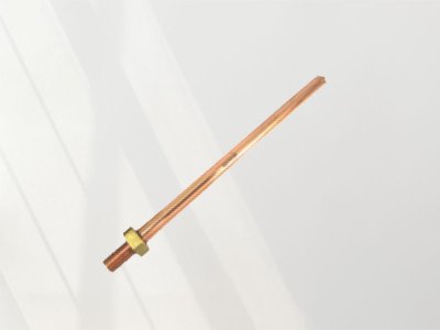 LTAT 58 - 60 Length = 600 mm, Rod Dia. = 15 mm, Thread 5/8" Blunt End Air Terminal (Copper)