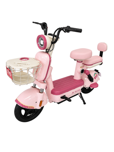SABAI PONY รถจักรยานไฟฟ้า 2 ที่นั่ง สไตล์มินิมอล มอเตอร์ 400W แบตเตอรี่ 48V20Ah วิ่งไกล 40-60 กม.