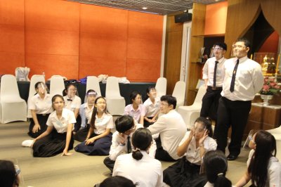 กิจกรรมทดสอบคุณธรรม จริยธรรมแก่ผู้สมัครขอรับทุนมูลนิธิฯ ประจำปี 2563
