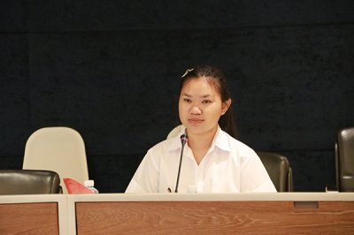 ภาพบรรยากาศการสัมภาษณ์คัดเลือกนักศึกษาทุนประจำปี 2566 