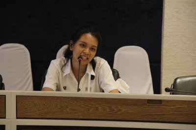 ภาพบรรยากาศการสัมภาษณ์คัดเลือกนักศึกษาทุนประจำปี 2561 ครั้งที่1