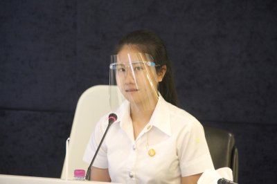ภาพบรรยากาศการสัมภาษณ์คัดเลือกนักศึกษาทุนประจำปี 2563