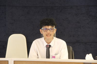 ภาพบรรยากาศการสัมภาษณ์คัดเลือกนักศึกษาทุนประจำปี 2563