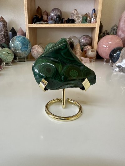 Malchite with stand