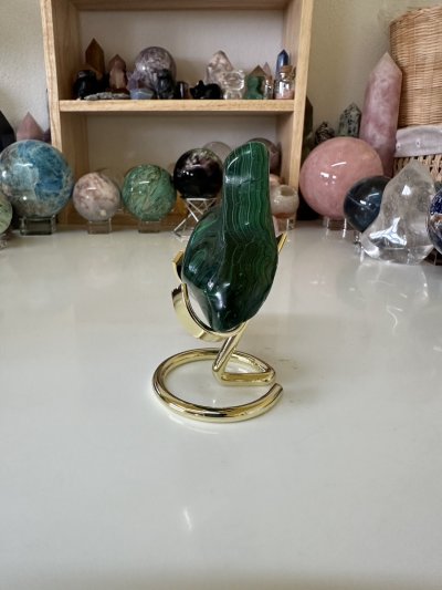 Malchite with stand