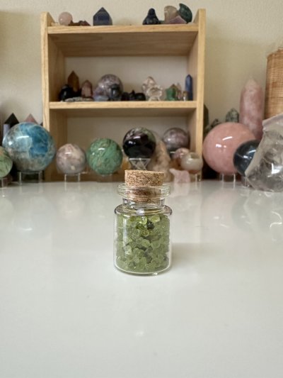 Prehnite Wishing Bottle