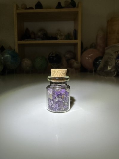 Amethyst Wishing Bottle