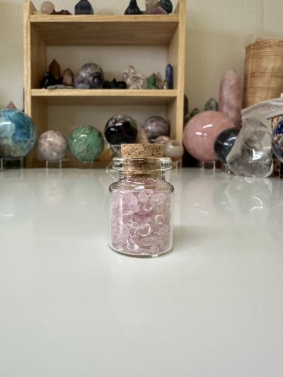 Rose quartz Wishing Bottle