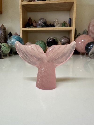 Rose quartz Mermaid Tail