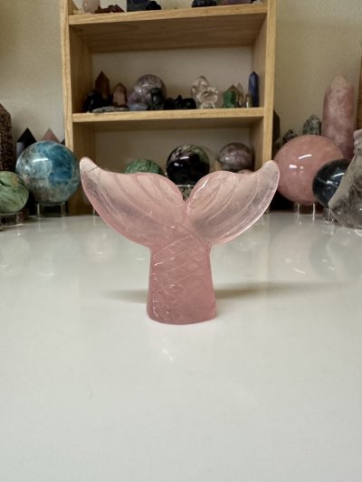 Rose quartz Mermaid Tail