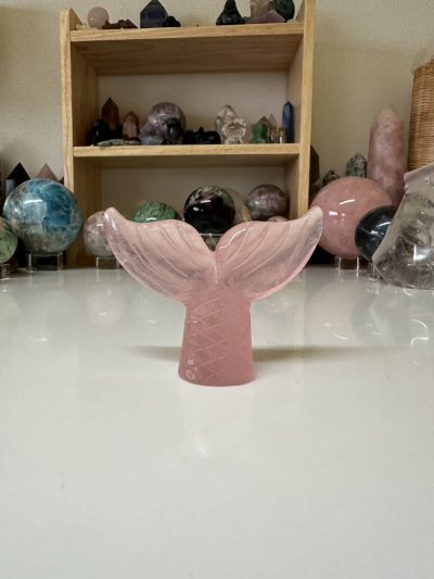 Rose quartz Mermaid Tail