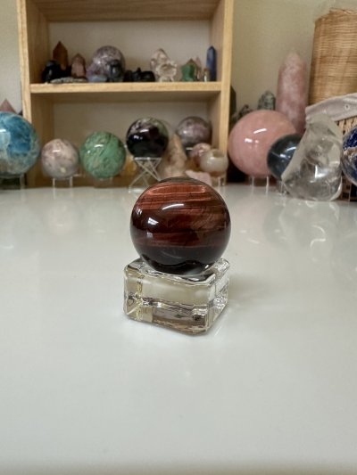 Red Tiger's Eye Sphere