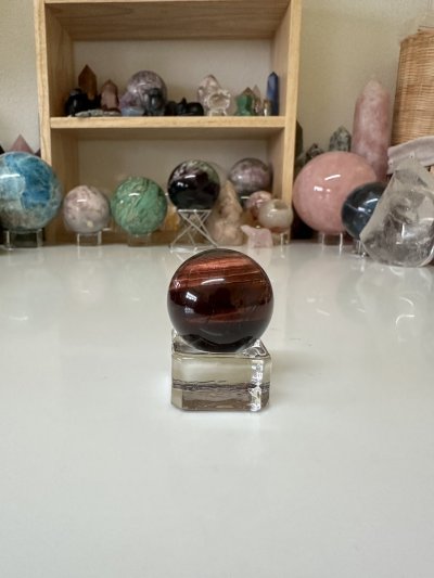 Red Tiger's Eye Sphere