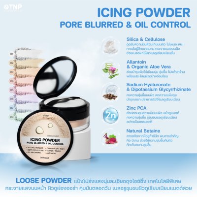 ICING POWDER PORE BLURRED & OIL CONTROL
