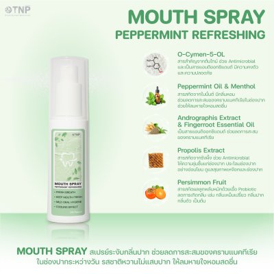 MOUTH SPRAY PEPPERMINT REFRESHING