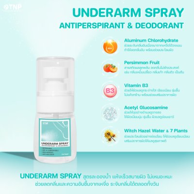 UNDERARM SPRAY ANTIPERSPIRANT & DEODORANT