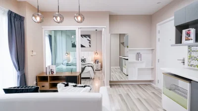 The key แจ้งวัฒนะ MRT สีชมพู สถานีศรีรัช ห้อง 1 Bed 32 Sqm