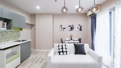 The key แจ้งวัฒนะ MRT สีชมพู สถานีศรีรัช ห้อง 1 Bed 32 Sqm