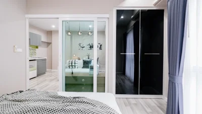 The key แจ้งวัฒนะ MRT สีชมพู สถานีศรีรัช ห้อง 1 Bed 32 Sqm