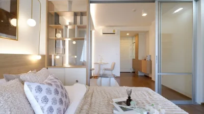 ยูดีไลท์ ริเวอร์ฟร้อนท์ พระราม3 ห้องวิวแม่น้ำ ห้อง 1 Bed 34 Sqm