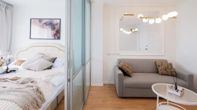 ลุมพินีวิลล์ ลาซาล-แบริ่ง BTS สถานีแบริ่ง ห้อง 1 Bed 26 Sqm