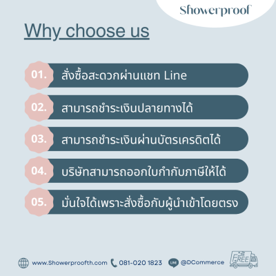 Showerproof ถุงคลุมเฝือกหรือผ้าพันแผลเพื่อกันน้ำขณะอาบน้ำ