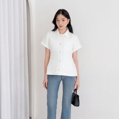 Ethel Tweed Top