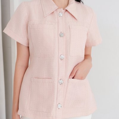 Ethel Tweed Top