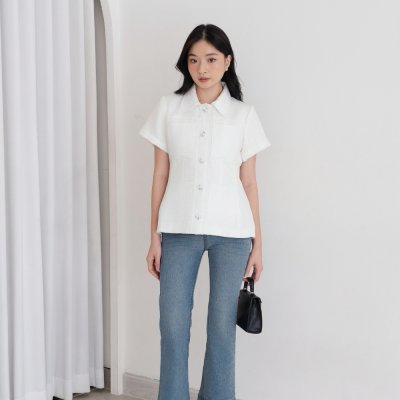 Ethel Tweed Top