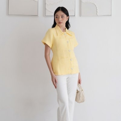 Ethel Tweed Top