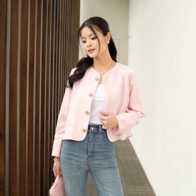Sage Tweed Blazer