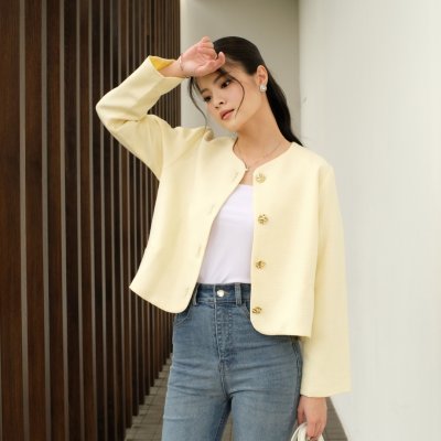 Sage Tweed Blazer