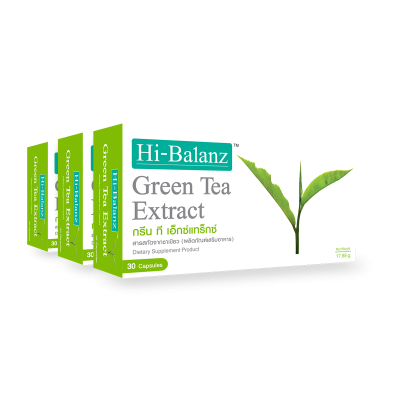 Hi-Balanz Green Tea Extrac สารสกัดจากชาเขียว 3 กล่อง