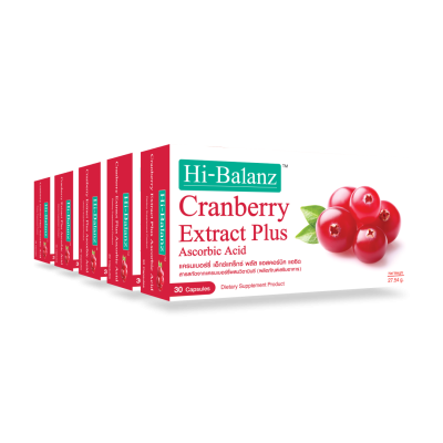 Hi-Balanz Cranberry Extract Plus Ascorbic Acid 5 กล่อง