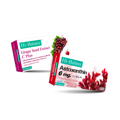 Hi-Balanz แอตต้าแซนธิน 6 มก. + สารสกัดจากเมล็ดองุ่น