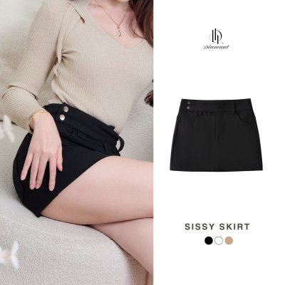 Sissy Skirt กระโปรงสั้นทรงเอ มีซับในตัว เก็บทรงสวยเป๊ะ