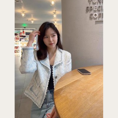 Heart Buttons Jacket เสื้อแจ็คเก็ตผ้าทอ ดีเทลกระดุมรูปหัวใจ ใส่คลุม กันหนาวได้