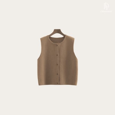 Bestie Vest เสื้อกั๊กถักไหมพรม ผ้านิ่ม