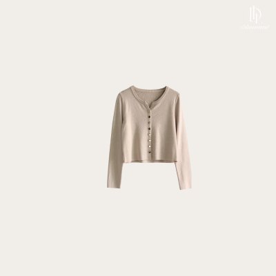 Brooklyn Knitted Cardigan เสื้อคาร์ดิแกนไหมพรม คอวี