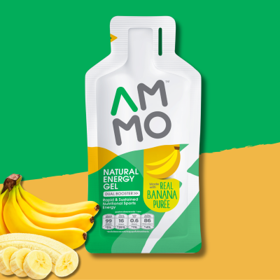 AMMO Natural Energy Gel with Banana Puree